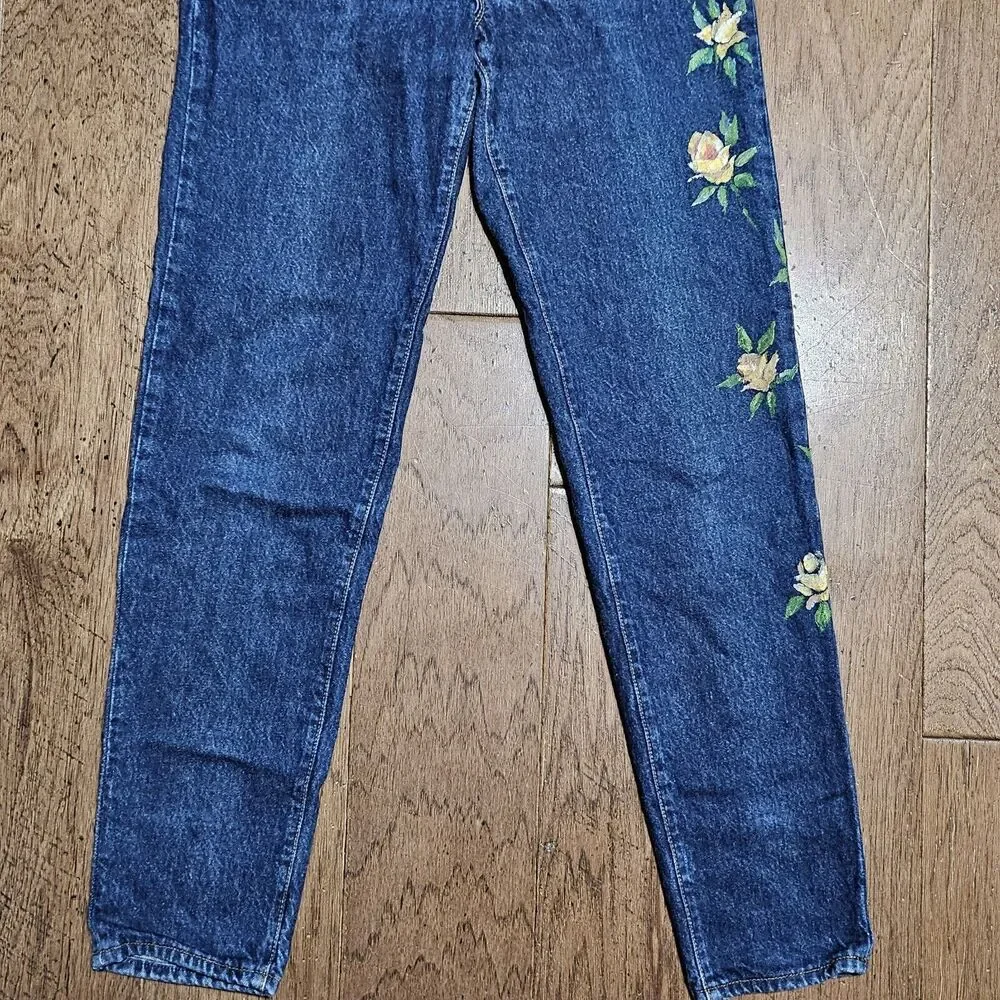 Vtg 90s Levis 501 XX 17501 0115 Womens Denim Jeans Size 9 Blue Made In USA 26x32 - Picture 3 of 15